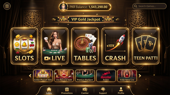 Main screen of glorys casino casino page for PK players - 4